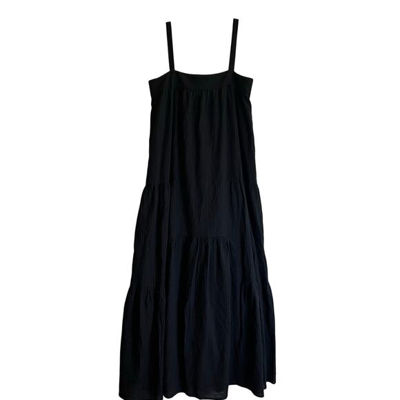Jenni Kayne maxi summer black sleeveless dress cotton size S - Picture 3 of 5